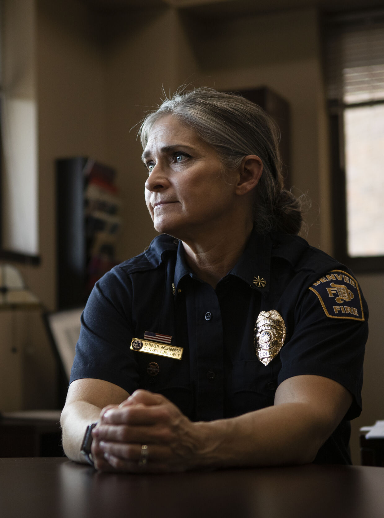 Denver Fire Department deputy chief Kathleen Vredenburgh